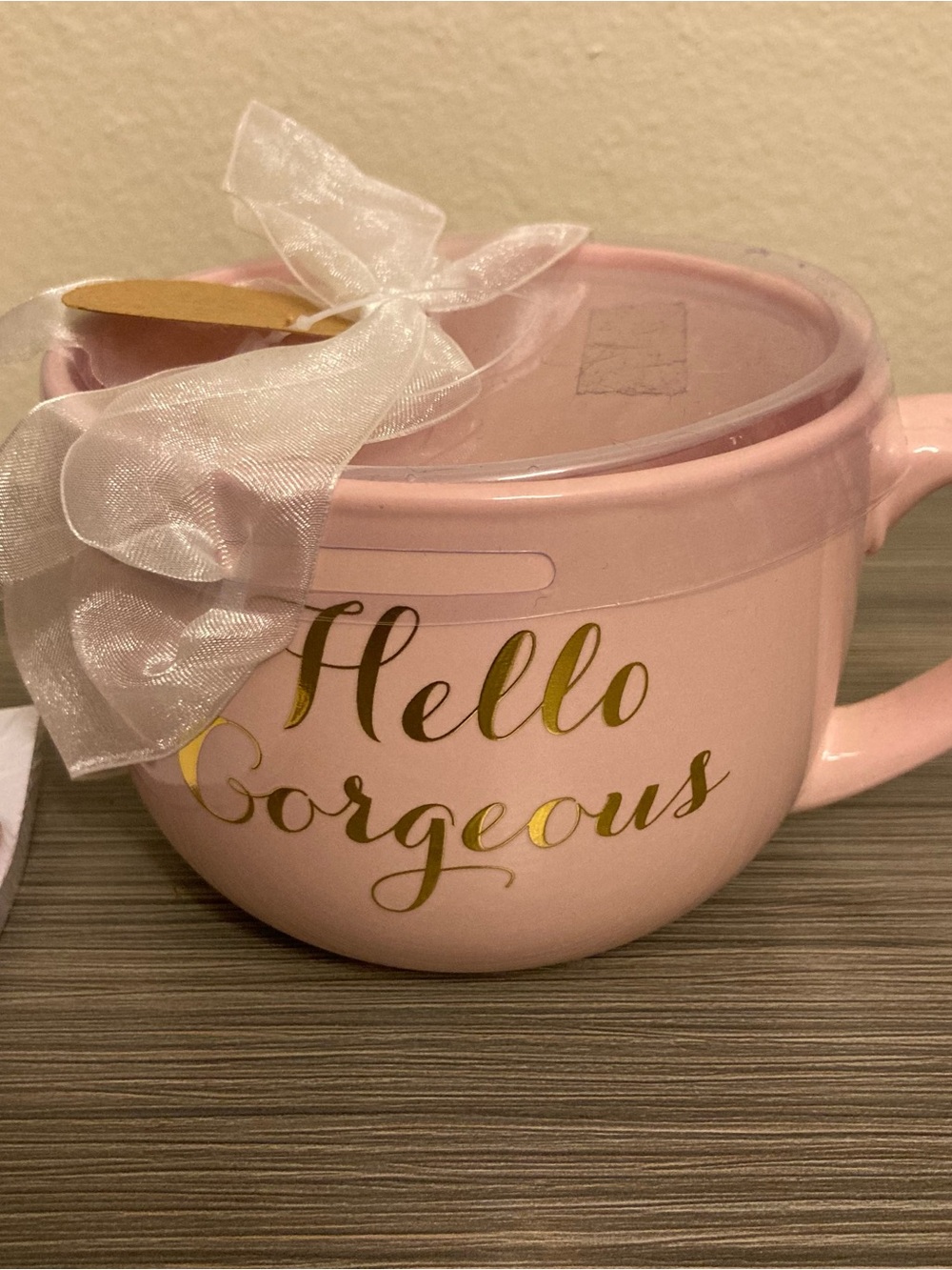 Pink Ceramic 'Hello Gorgeous' Mug - Picture 3 of 5
